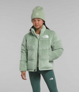 The North Face 1996 Retro Nuptse Dunjakke Pige Mintgrønne | DANMARK DZLXK