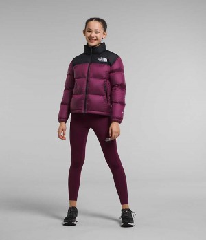 The North Face 1996 Retro Nuptse Dunjakke Pige Bordeaux | DK TPLDY