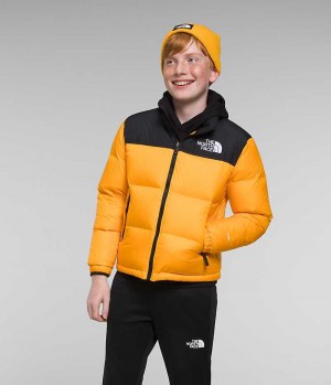 The North Face 1996 Retro Nuptse Dunjakke Drenge Guld | DK PBERL