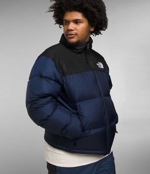 The North Face 1996 Retro Nuptse Dunjakke Herre Mørkeblå Sort | DK FBNVM