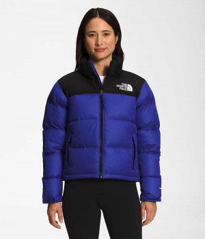 The North Face 1996 Retro Nuptse Dunjakke Dame Blå | DANMARK XKUOJ