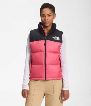 The North Face 1996 Retro Nuptse Dunvest Dame Lyserød | DANMARK NHISO