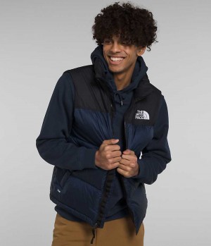 The North Face 1996 Retro Nuptse Dunvest Herre Mørkeblå | DK IBPWL