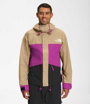 The North Face 86 Retro Mountain Regnjakke Herre Khaki Lilla Sort | DK YPONL