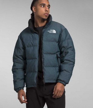 The North Face ’92 Reversible Nuptse Dunjakke Herre Blå | DANMARK XHORT