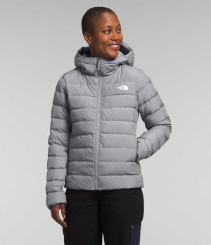 The North Face Aconcagua 3 Hoodie Dunjakke Dame Grå | DANMARK KUQAM