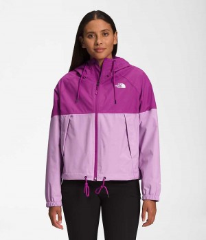 The North Face Antora Hoodie Regnjakke Dame Lilla | DK HBUPI