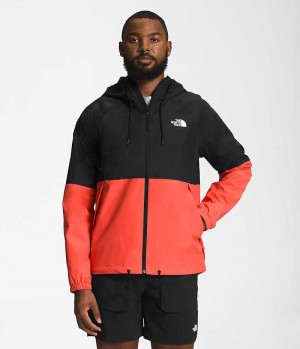 The North Face Antora Hoodie Regnjakke Herre Sort Orange | DK OVSFP