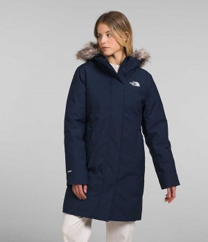 The North Face Arctic Parka Dame Mørkeblå | DANMARK HKBEA