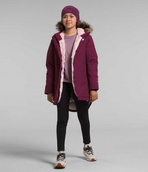 The North Face Arctic Parka Pige Bordeaux | DANMARK FETWC