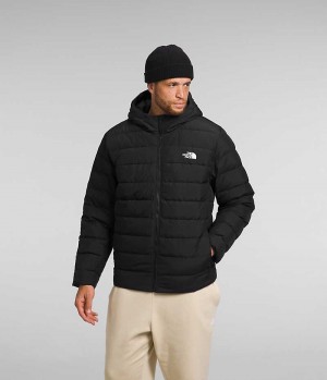 The North Face Big Aconcagua 3 Hoodie Dunjakke Herre Sort | DANMARK ZEORN