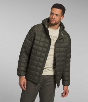 The North Face Big ThermoBall™ Eco Hoodie 2.0 Dunjakke Herre Olivengrøn | DK IFYKB