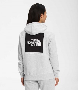 The North Face Box NSE Pullover Hættetrøje Dame Lysegrå | DANMARK OTWXK