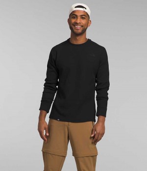 The North Face Canyon Fog Thermal Long Sleeve Pullover Herre Sort | DANMARK HTCJX