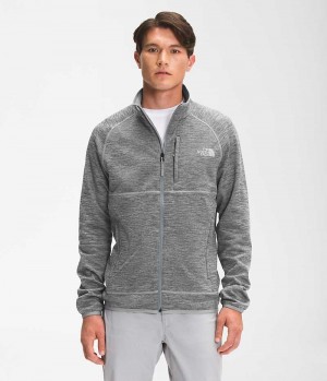 The North Face Canyonlands Full-Zip Fleece Jakker Herre Grå | DANMARK GUZBL