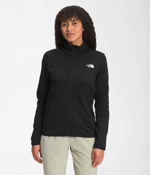 The North Face Canyonlands Full-Zip Fleece Jakker Dame Sort | DK AMNJE