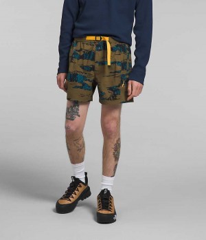 The North Face Class V Belted Shorts Herre Olivengrøn | DANMARK NRYUW