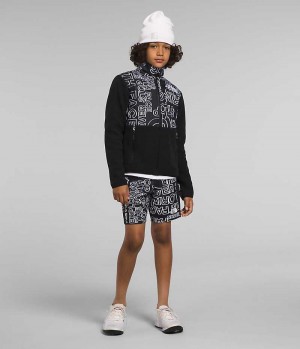 The North Face Denali Fleece Jakker Drenge Sort | DK HSCVJ