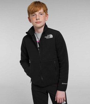 The North Face Denali Fleece Jakker Drenge Sort | DANMARK PXFCT