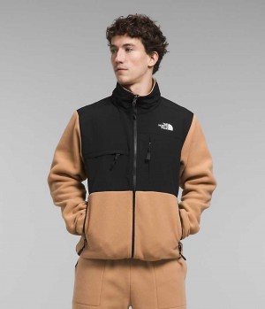 The North Face Denali Fleece Jakker Herre Sort Khaki | DK FJUPM