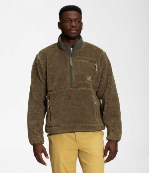 The North Face Extreme Pile Pullover Herre Olivengrøn | DK JUEAI