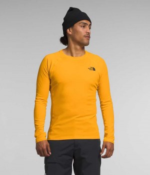 The North Face FD Pro 160 Crew T-Shirt Herre Guld | DK QZLMJ