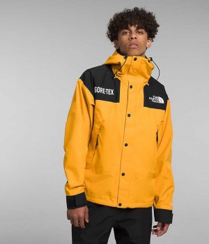 The North Face GTX Mountain Isolerede Jakker Herre Guld Sort | DK LATGS