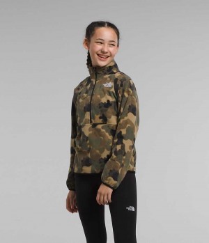 The North Face Glacier ¼-Zip Pullover Pige Camo | DANMARK XVTGH