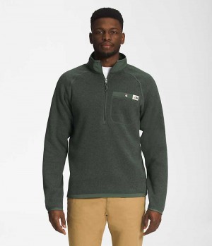 The North Face Gordon Lyons ¼-Zip Pullover Herre Grøn | DK JMCFS