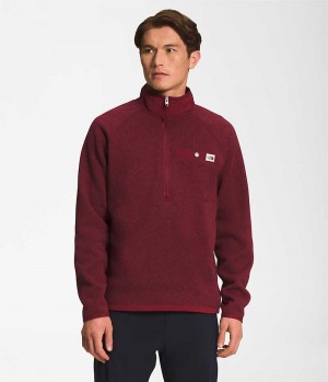 The North Face Gordon Lyons ¼-Zip Pullover Herre Rød | DANMARK EYUWV