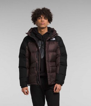 The North Face HMLYN Down Parka Herre Bordeaux Sort | DK SJEUT