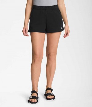 The North Face Half Dome Fleece Shorts Dame Sort | DANMARK TWHNK