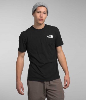 The North Face Kort Sleeve Box NSE T-Shirt Herre Sort | DK MIHLQ