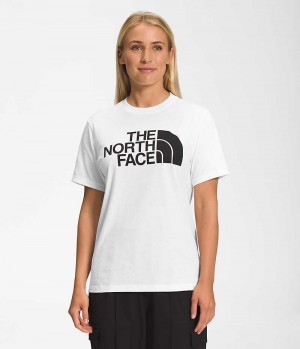 The North Face Kort Sleeve Half Dome T-Shirt Dame Hvide | DANMARK SDOMV