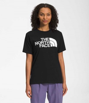 The North Face Kort Sleeve Half Dome T-Shirt Dame Sort | DK VYERS