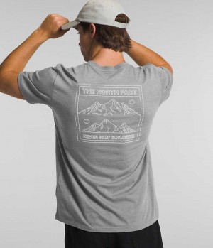 The North Face Kort Sleeve Solo T-Shirt Herre Grå | DANMARK LFGEO