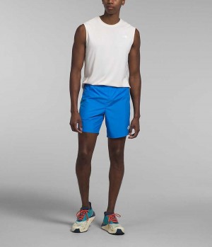 The North Face Limitless Run Shorts Herre Blå | DANMARK MHUPT