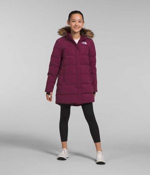 The North Face North Down Long Parka Pige Rød | DK YDOKL