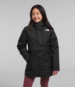 The North Face North Triclimate® Dunjakke Pige Sort | DANMARK LRJOU