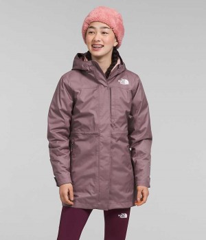 The North Face North Triclimate® Dunjakke Pige Fuchsia | DK EMRQZ