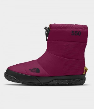 The North Face Nuptse Après Vinterstøvler Dame Fuchsia | DANMARK ZVUNA