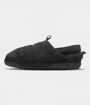 The North Face Nuptse Corduroy Mules Dame Sort | DK SDNYL