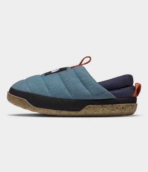 The North Face Nuptse Denim Mules Dame Blå | DK BSKMU