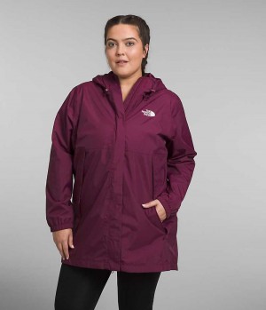 The North Face Plus Antora Parka Dame Fuchsia | DANMARK UPEQW