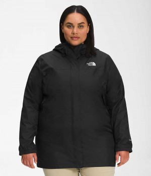 The North Face Plus Antora Parka Dame Sort | DANMARK EKBFU