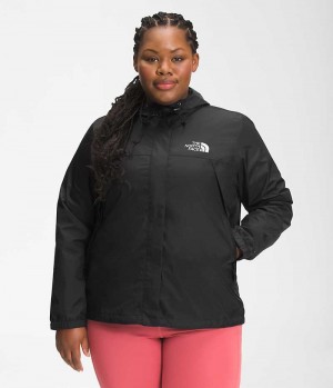 The North Face Plus Antora Regnjakke Dame Sort | DANMARK VBYDT