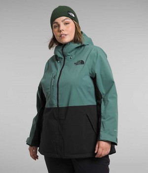 The North Face Plus Freedom Stretch Isolerede Jakker Dame Grøn Sort | DK AMBZV