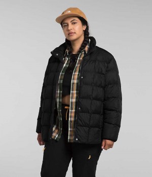 The North Face Plus Lhotse Reversible Dunjakke Dame Sort | DK NBPEG