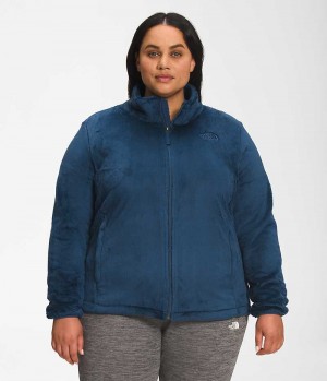 The North Face Plus Osito Fleece Jakker Dame Blå | DK JUHCL