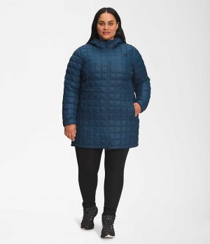 The North Face Plus ThermoBall™ Eco Parka Dame Blå | DK XWRGV